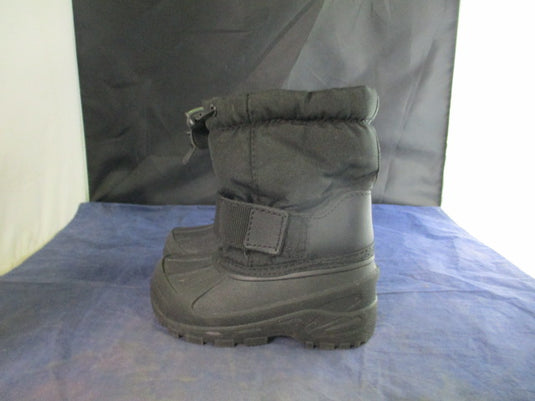 Used Black Snow Boots Youth Size 7/8
