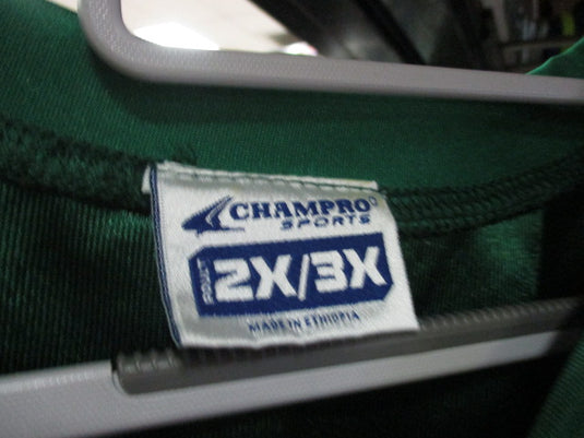 Used Champro Green 2X/3X Football Jersey (Cropped)