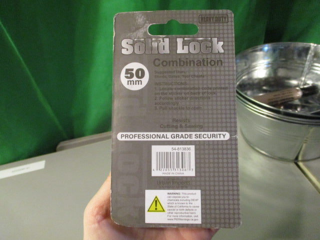 Load image into Gallery viewer, Heavy Duty Solid Lock Combination Lock 50mm
