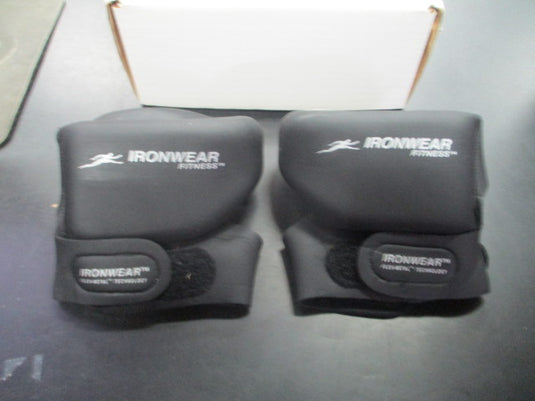 Used IronWear Fitness Hand Iron Wrist Weights 2 lb Pair (1 lb Each)