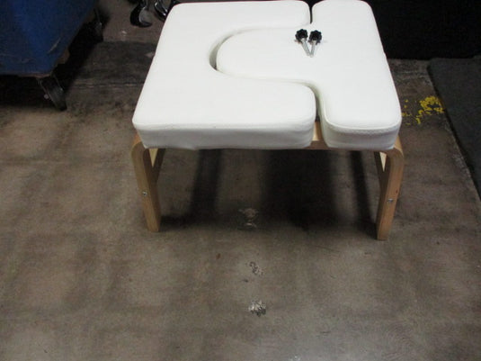 Used White Yoga Headstand Bench