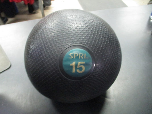 Used SPRI 15 lb Slam Ball