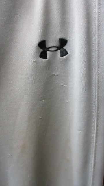 Used Under Armour Open Bottom Pants Youth Size Large - stains & wear