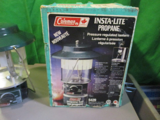 Used Coleman Canada Insta Lite Portable Propane Lantern Model 5429