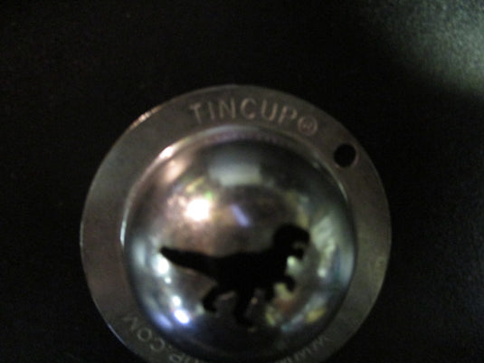 Used Tin Cup Golf Ball Stensil Dinosaur