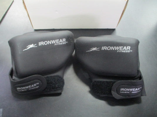 Used IronWear Fitness Hand Iron Wrist Weights 4 lb Pair (2 lb Each)