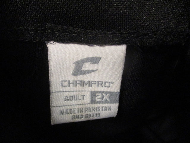 Load image into Gallery viewer, Used Champro Black Football Pants w/ Pads Size 2X
