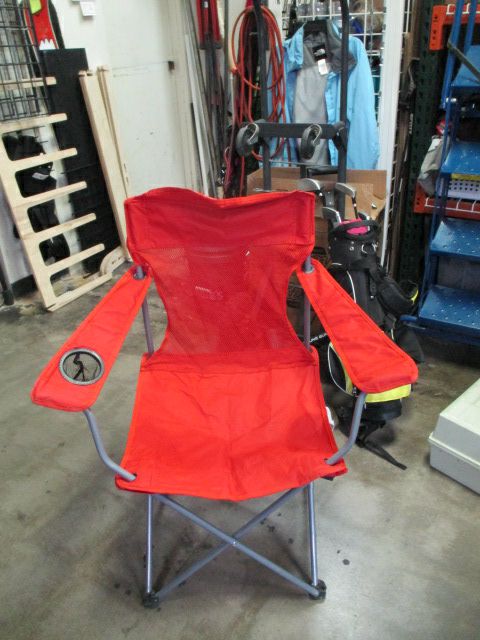 Used Ozark Trail Red Mesh Folding Chair