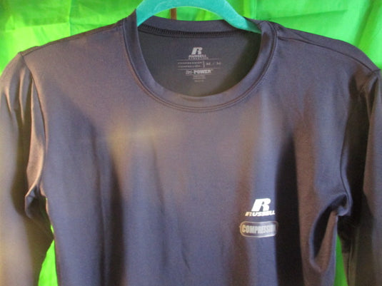 Used Russel Navy Compression Shirt Size Medium