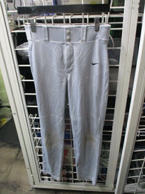 Load image into Gallery viewer, Used Nike Open Bottom Pants Youth Size Large - stained knees
