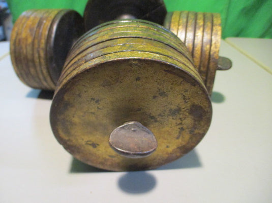 Worlds First Plate Loaded Dumbbell Set by George F Jowett Super RARE