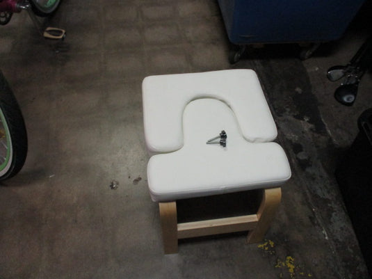 Used White Yoga Headstand Bench
