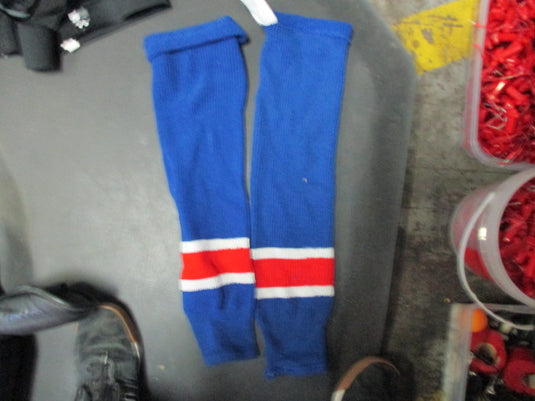 Used Blue/Red/White Hockey SOCKS