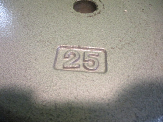 Used Standard 25LB Cast Iron Weight Plate