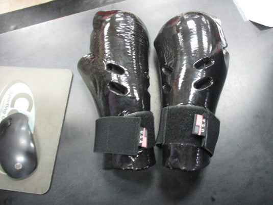 Used Karate Sparring Gloves