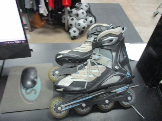 Used RollerBlade Zerta Blade Womens Inline Skates Size 10 - Has Wear