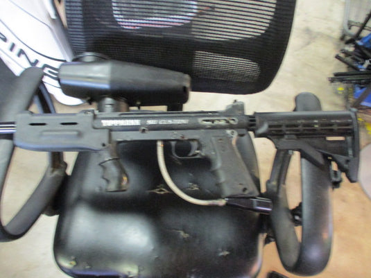 Used TippMann 98 Custom GUN With Hopper and Shoulder Strap