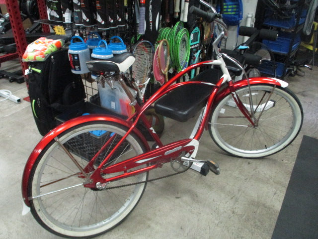 electra 3 speed bicycle Used Deluxe Cruiser in Cherry Red With 26