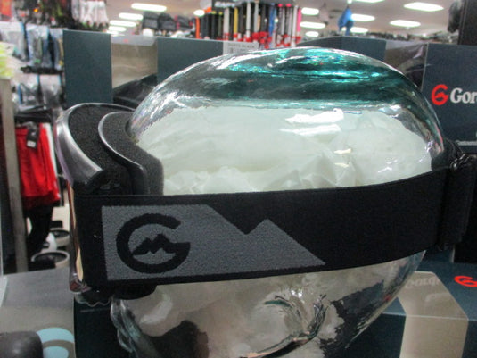 New Gordini Crest Adult Snow Goggles - Black w/ Gold Lens (GG57G)