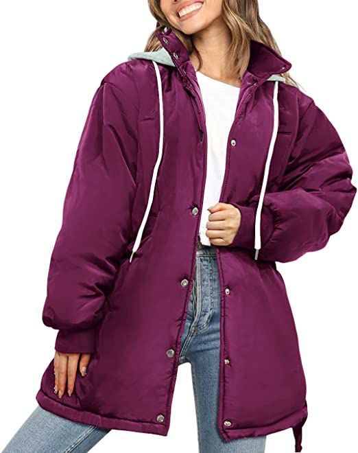 PRETTYGARDEN Women's 2023 Hooded Puffer Jacket Size Purple Small –  cssportinggoods