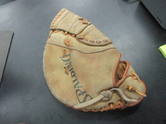 Vintage Spalding Mike Hegan Leather First Baseball Glove
