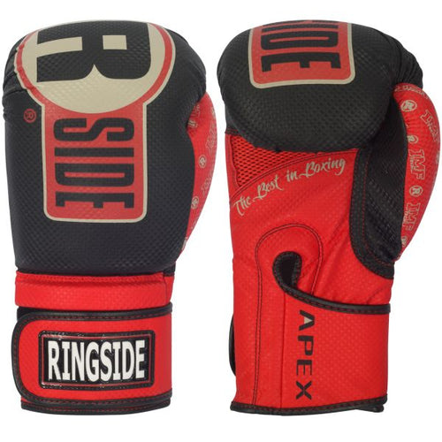 New Ringside Apex Bag Gloves - Black/Red Size L/XL