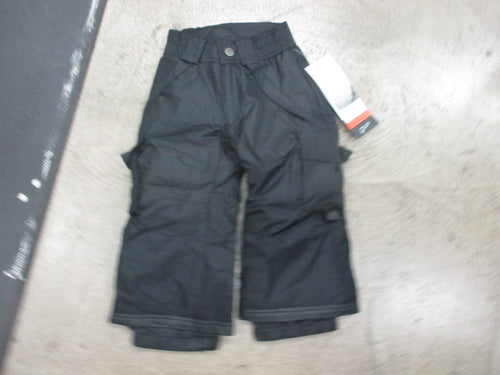 New WFS Sportcaster Toddler Cargo Snow Pants Black Size 3T