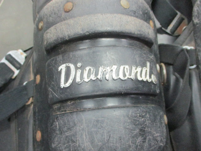 Load image into Gallery viewer, Used Diamond Black Catcher Shin Guards
