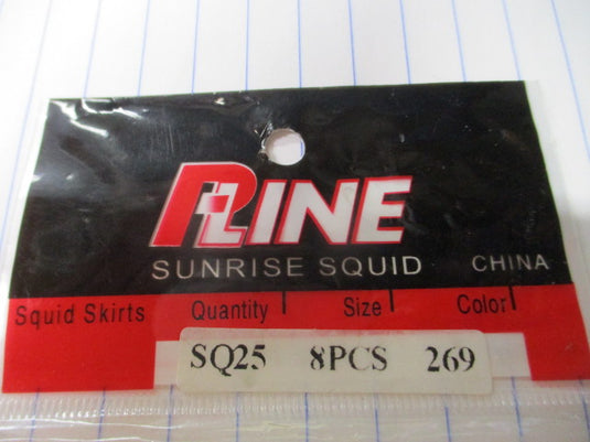 Used P-Line Sunrise Squid Skirts - 6 ct