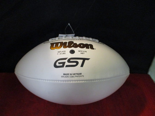 New Wilson GST Autograph Composite Football