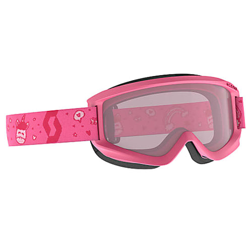 New Scott Agent Toddler Goggles - Pink & White - Ages 1-4 Years