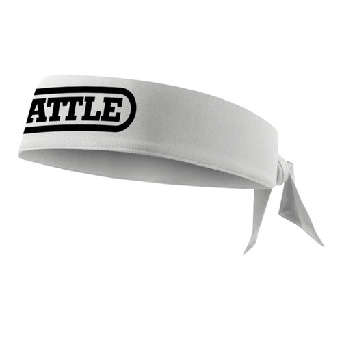 New Battle White Head Tie