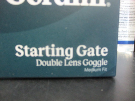 New Gordini Starting Gate Double Lens Goggles - Black/Gold
