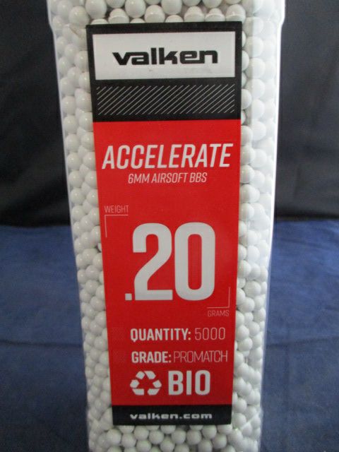 Valken Accelerate 6 mm Airsoft BBs 0.20 - still sealed