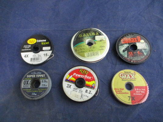 Used Assorted Fly Fishing Line - 6 count