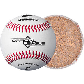 New Champro Official League Baseball - Cork/Rubber Core - Dozen