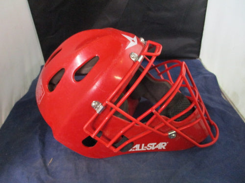 Used All Star MVP2310-1 Catcher's Helmet Size 6 1/4 - 7