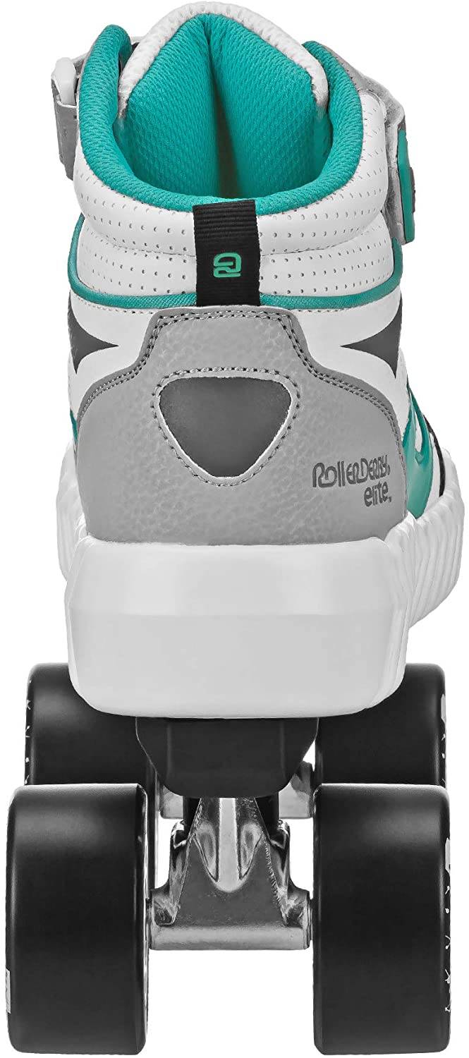 Load image into Gallery viewer, New Roller Derby Glidr Quad Roller Skates Size 8 Wht/Teal
