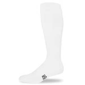 NEW Pro Feet White All Sport Tube Sock 5-7, Size X-Small