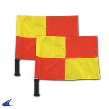 New Champro Deluxe Soccer Lineman Flags with Foam Grips - Set of 2