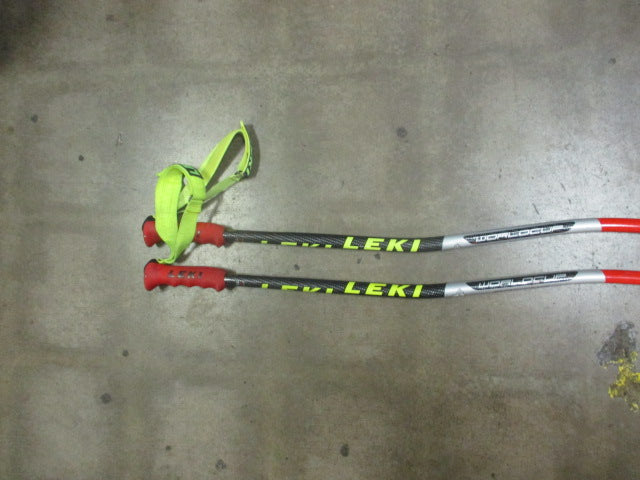 Load image into Gallery viewer, Used LEKI World Cup Racing Ski Poles Size 140cm-56&quot;
