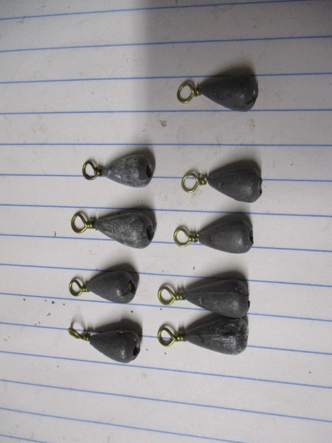 Used Fishing Weights - 9 ct – cssportinggoods