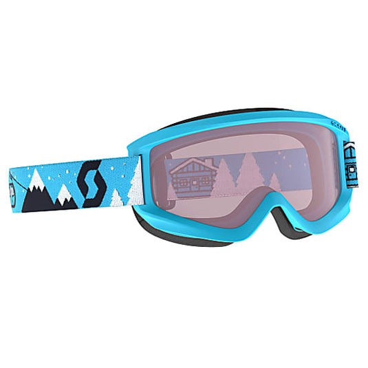 New Scott Agent Toddler Goggles - Blue & White - Youth Size Small