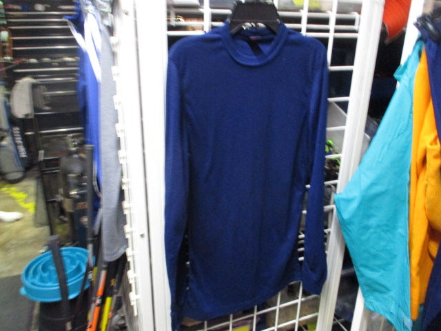 Load image into Gallery viewer, Used Patagonia Baselayer Longsleeve Shirt Navy Size Medium
