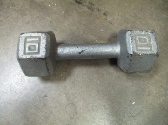 Used 10 lb Cast Iron Dumbbell