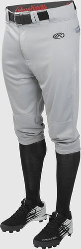 New Rawlings Launch Knicker Baseball Pants Adult Size Large- Blue Grey