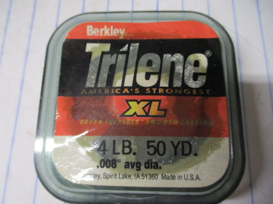 Used Berkley Trilene XL 4 lb. 50 yrd 0.008