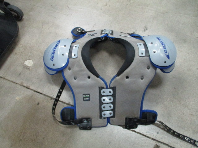 Load image into Gallery viewer, Used Champro Vertex Football Shoulder Pads Size 4XL 155-180 lbs Back Rivets Dama
