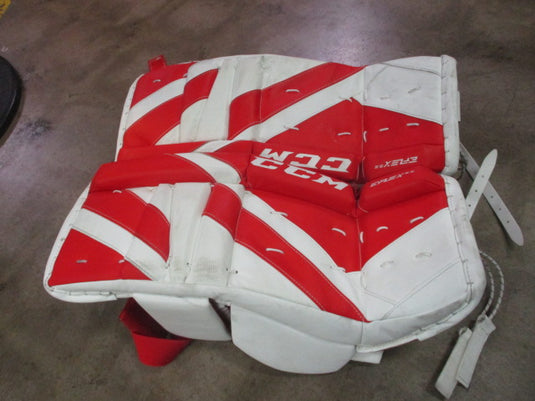 Used CCM Eflex 5.5 Speed Skin 22" Jr Hockey Goalie Leg Pads
