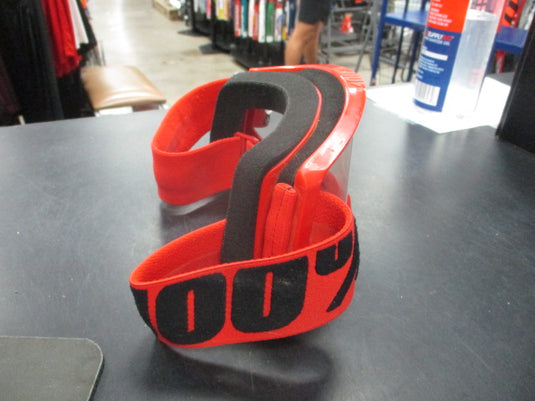Used 100% Strata 2 Motocross Goggles - Red